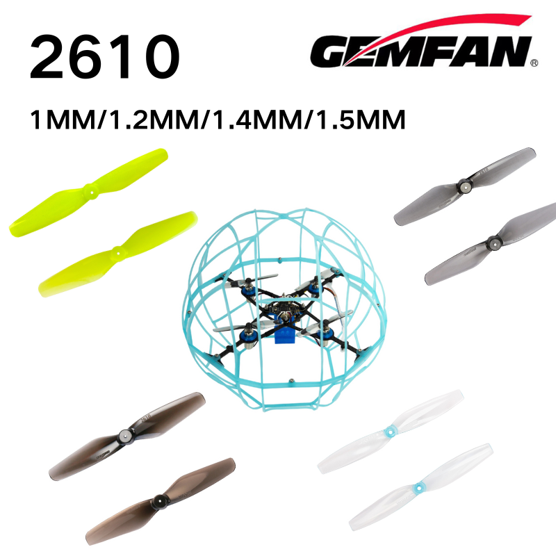 2610 الدعائم Gemfan 2.6 بوصة 2 - مراجعة Fpv Drone Propeller وسعره